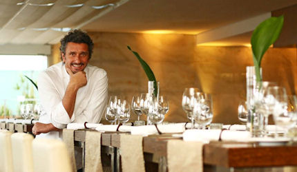 Frenchman Emmanuel Bassoleil is head chef at Skye Bar